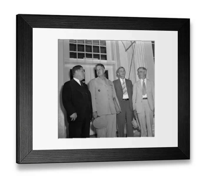 Framed Print : Experts Meeting to Discuss Future of Atomic Energy Framed Print : Experts Meeting to Discuss Future of Atomic Energy