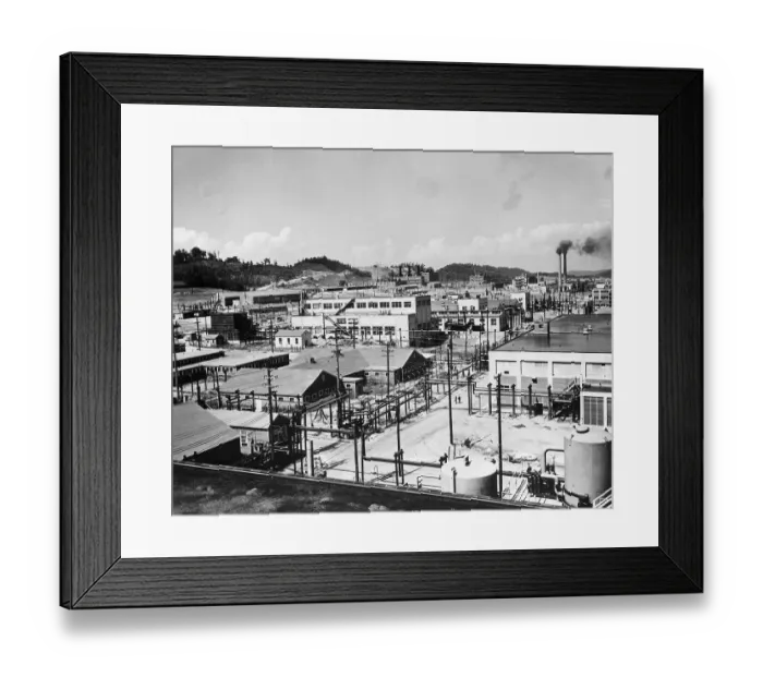 Framed Print : Atomic Bomb Production Area Framed Print : Atomic Bomb Production Area