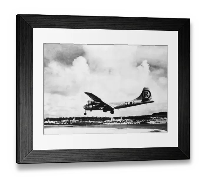 Framed Print : Enola Gay Landing at Tinian Framed Print : Enola Gay Landing at Tinian