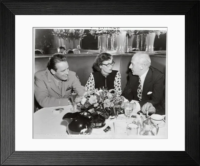 Framed Print : Walter Winchell Sitting at Table with Mr. and Mrs. Elliot Roosevelt Framed Print : Walter Winchell Sitting at Table with Mr. and Mrs. Elliot Roosevelt