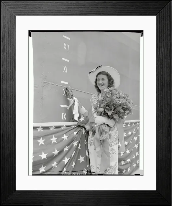 Framed Print : Jean Ann Kennedy Smith Christening Ship Framed Print : Jean Ann Kennedy Smith Christening Ship