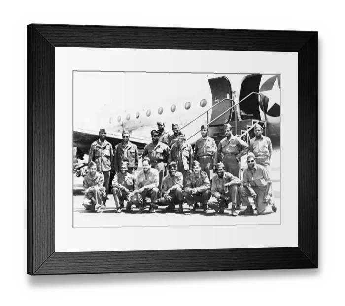 Framed Print : First All Negro Air Force Combat Unit Framed Print : First All Negro Air Force Combat Unit