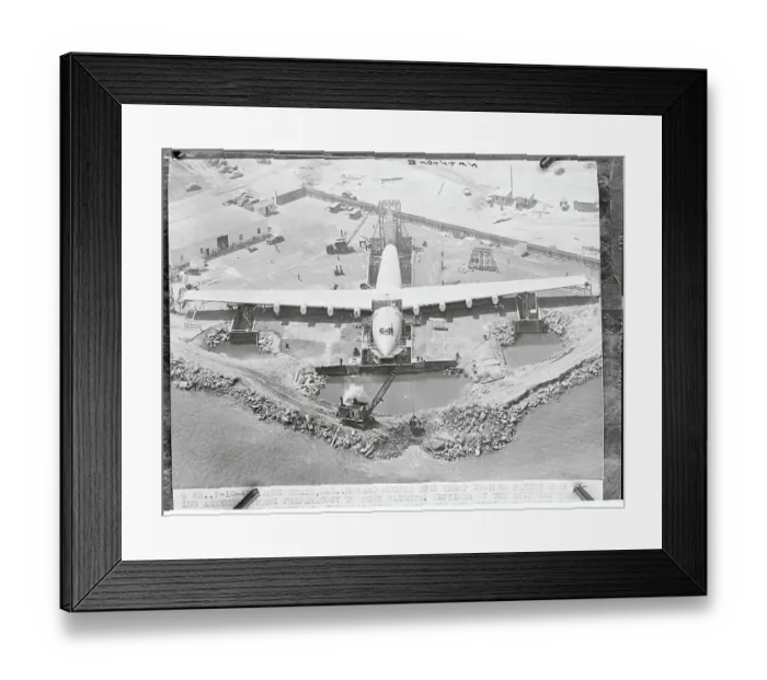 Framed Print : Howard Hughes Flying Boat Framed Print : Howard Hughes Flying Boat