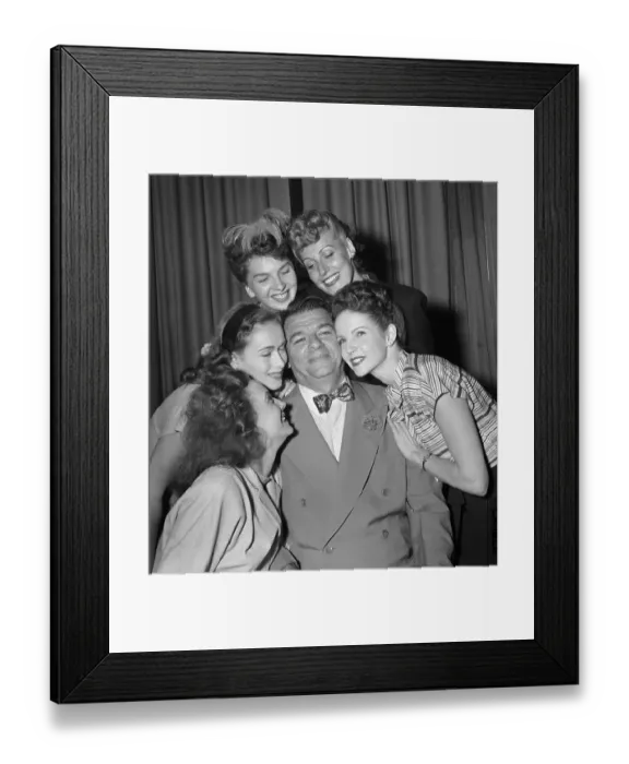 Framed Print : Cast Helping Oscar Hammerstein Celebrate Birthday Framed Print : Cast Helping Oscar Hammerstein Celebrate Birthday
