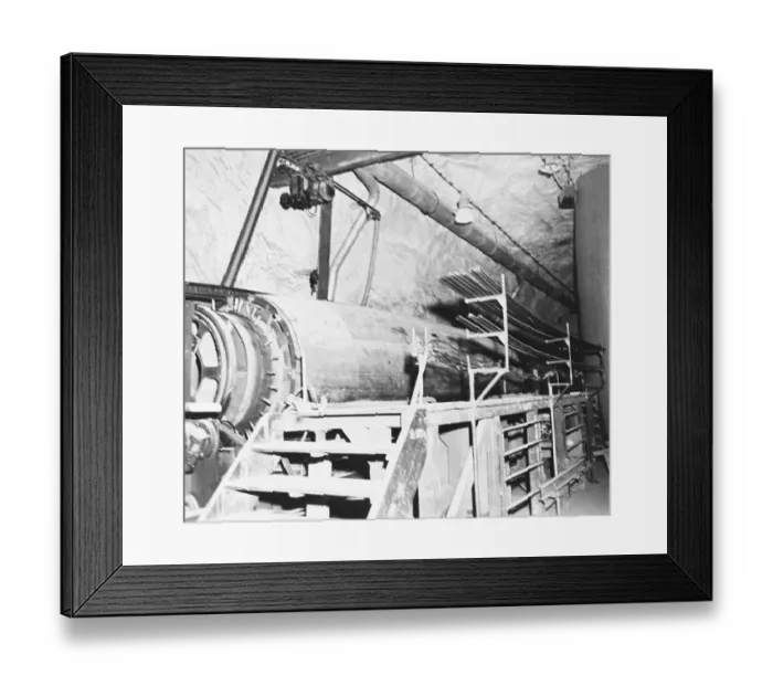 Framed Print : Underground Plant Building German V-2 Rockets Framed Print : Underground Plant Building German V-2 Rockets