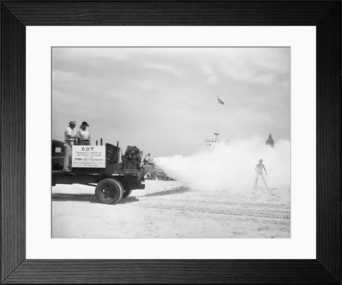 Framed Print : First Public Test of Insecticide Machine Framed Print : First Public Test of Insecticide Machine