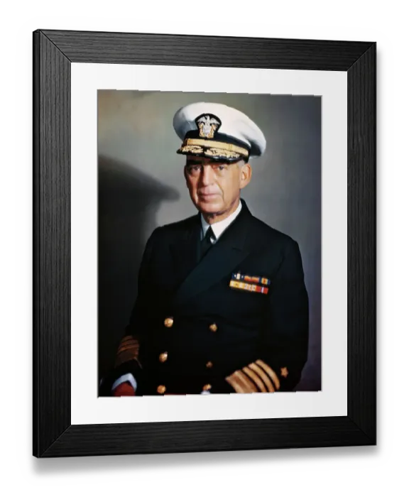 Framed Print : Admiral Thomas C. Kincaid in Navy Uniform Framed Print : Admiral Thomas C. Kincaid in Navy Uniform