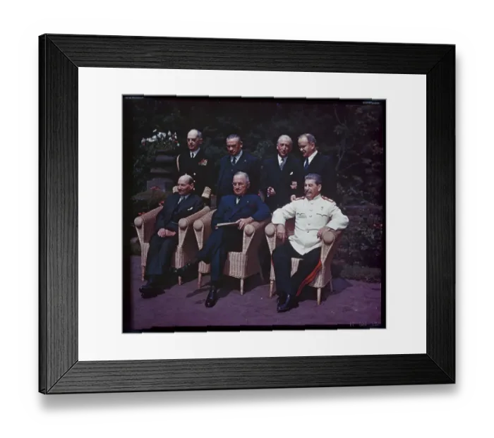 Framed Print : Attlee, Truman, and Stalin