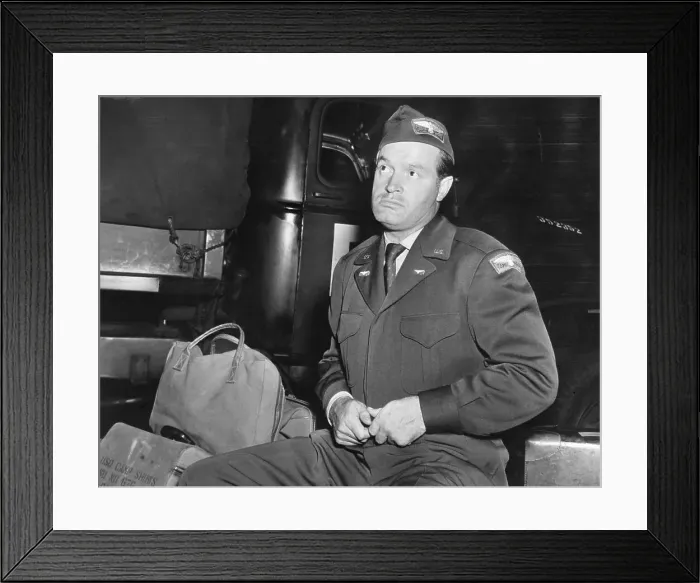 Framed Print : Bob Hope in USO Uniform Framed Print : Bob Hope in USO Uniform