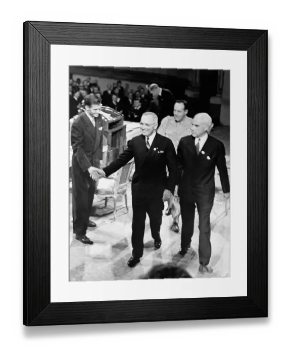 Framed Print : Hiss with Truman at U.N. Conference Framed Print : Hiss with Truman at U.N. Conference