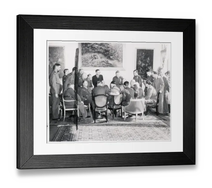 Framed Print : Allied Leaders Sign Berlin Pact