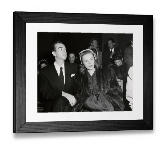 Framed Print : Vincente Minnelli and Judy Garland Attending Performance Framed Print : Vincente Minnelli and Judy Garland Attending Performance