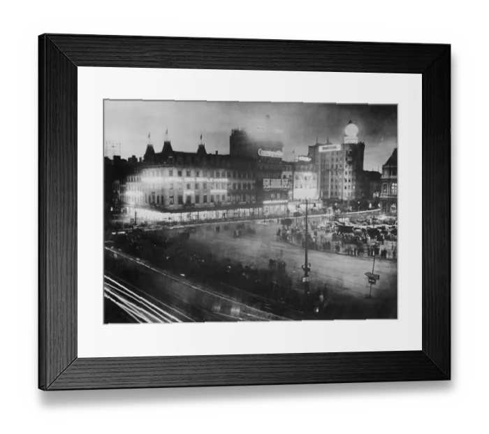 Framed Print : Night Scene in the Place Rogier at VE Day Peace Ceremonies Framed Print : Night Scene in the Place Rogier at VE Day Peace Ceremonies