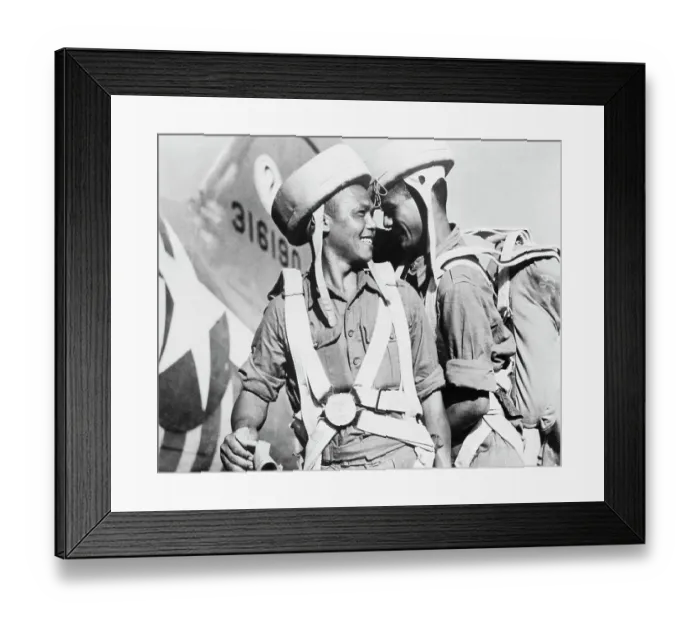 Framed Print : Soldiers Preparing to Board Plane Framed Print : Soldiers Preparing to Board Plane