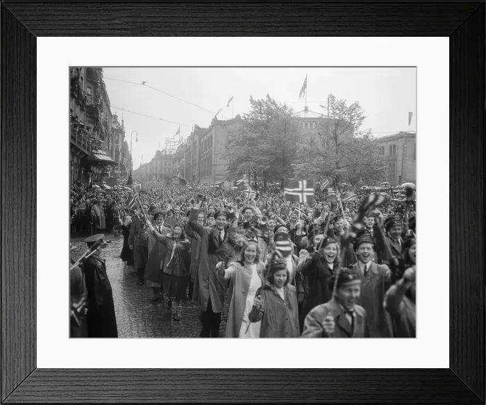 Framed Print : Norwegians Celebrating Independence Day Framed Print : Norwegians Celebrating Independence Day