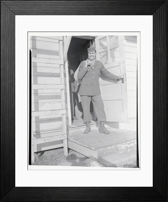 Framed Print : Portrait of Charles Hesser Framed Print : Portrait of Charles Hesser