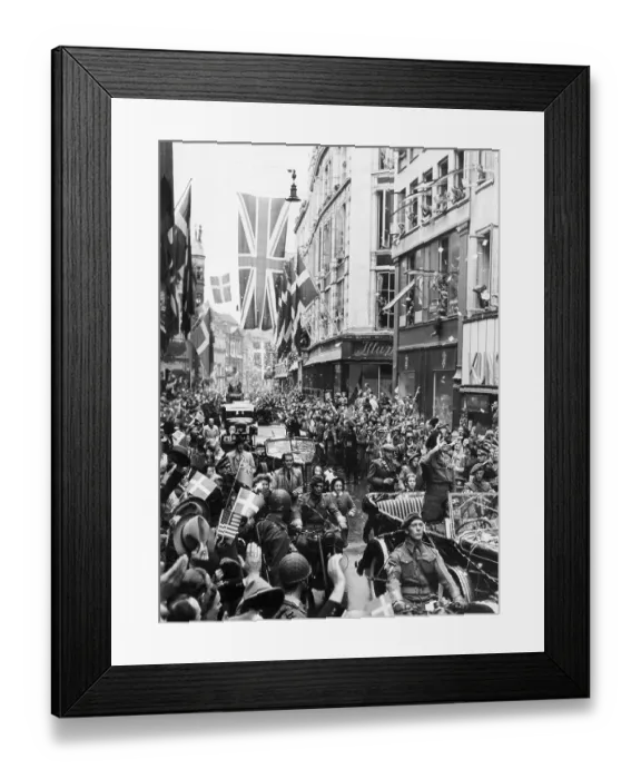 Framed Print : Montgomery Greeted In Denmark