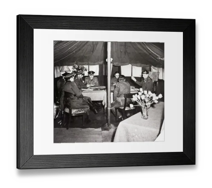 Framed Print : Montgomery Accepts Nazi's Unconditional Surrender 1945 Framed Print : Montgomery Accepts Nazi's Unconditional Surrender 1945