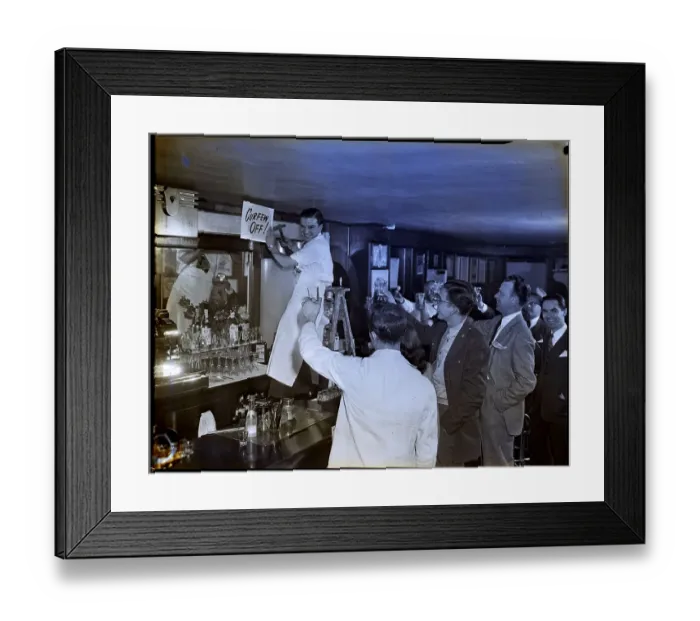 Framed Print : Celebrating The Lifting Of The Curfew