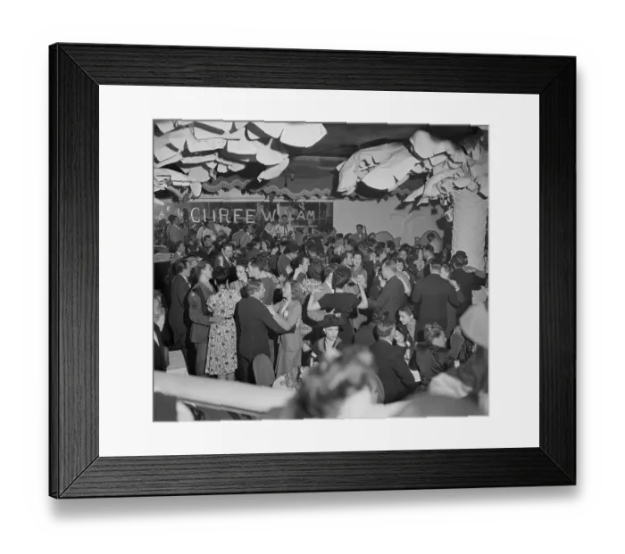 Framed Print : Copacabana's Crowded Dance Floor