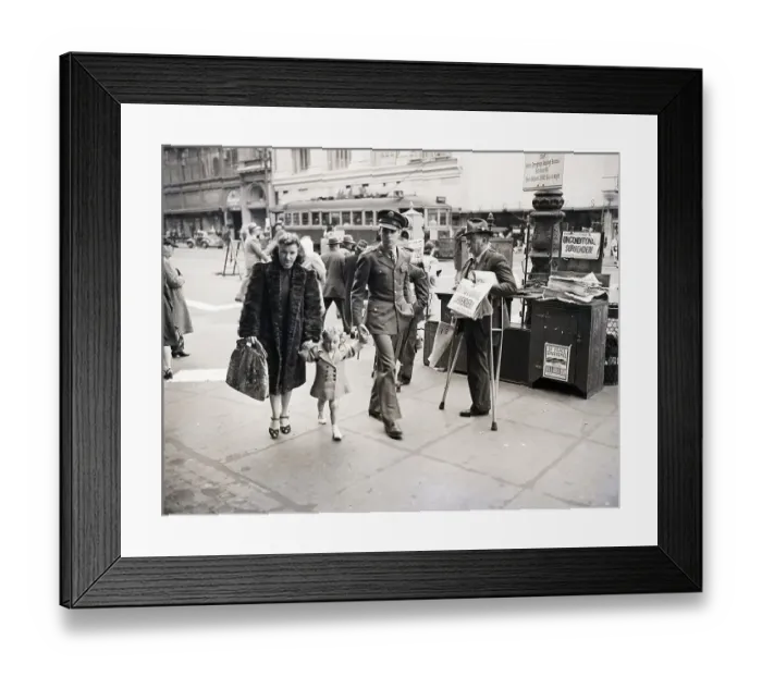 Framed Print : V-E Day In San Francisco, Ca Framed Print : V-E Day In San Francisco, Ca