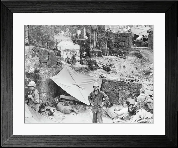 Framed Print : Soldiers in Okinawa Framed Print : Soldiers in Okinawa