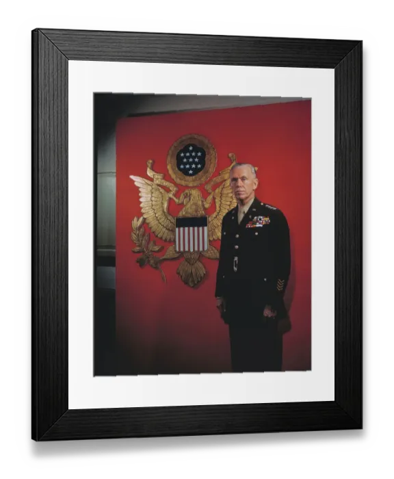 Framed Print : Portrait of General George C. Marshall Framed Print : Portrait of General George C. Marshall