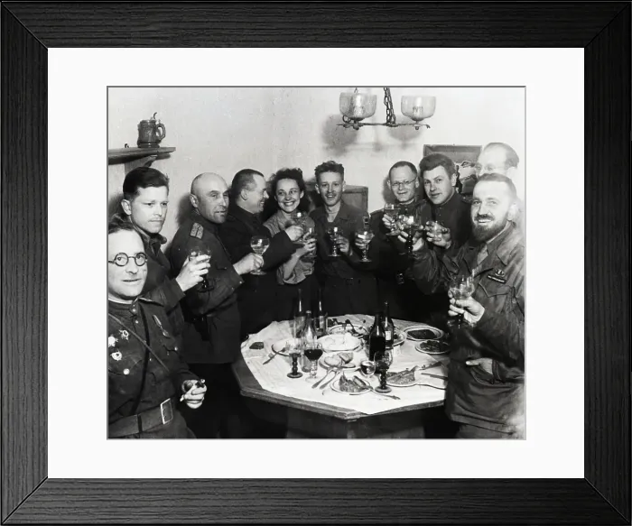 Framed Print : V-E Day Rejoicing Framed Print : V-E Day Rejoicing