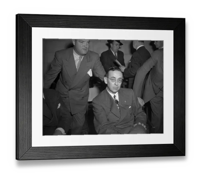 Framed Print : P. K. Wrigley of The Chicago Cubs Sitting in Meeting Framed Print : P. K. Wrigley of The Chicago Cubs Sitting in Meeting