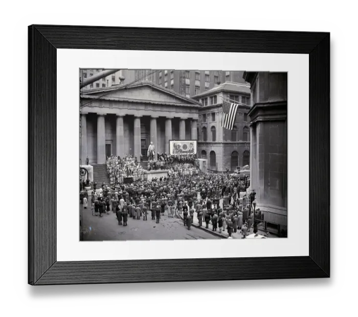 Framed Print : Ceremony For Washington'S Inaug. Anniver Framed Print : Ceremony For Washington'S Inaug. Anniver