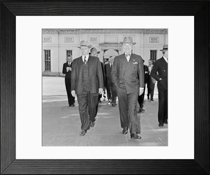 Framed Print : President Visits With Brother Framed Print : President Visits With Brother