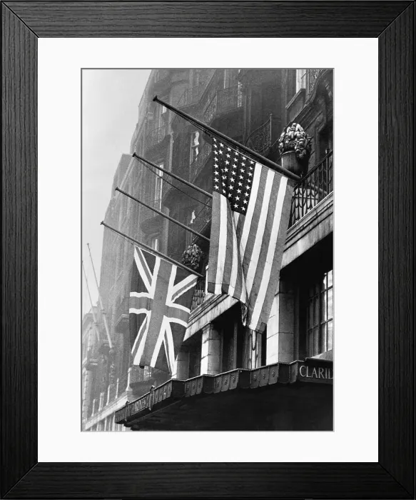 Framed Print : Two Countries Mourning Roosevelt Framed Print : Two Countries Mourning Roosevelt