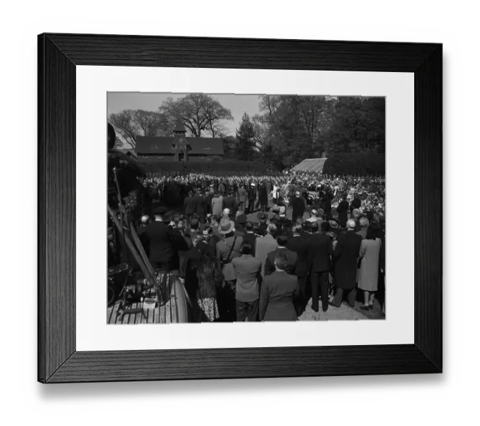 Framed Print : Funeral for President Roosevelt Framed Print : Funeral for President Roosevelt