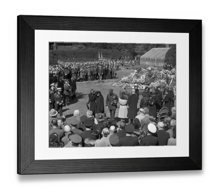 Framed Print : Funeral for President Roosevelt Framed Print : Funeral for President Roosevelt