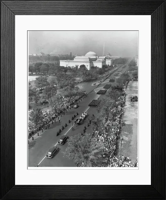 Framed Print : Franklin D. Roosevelt's Funeral Procession Framed Print : Franklin D. Roosevelt's Funeral Procession