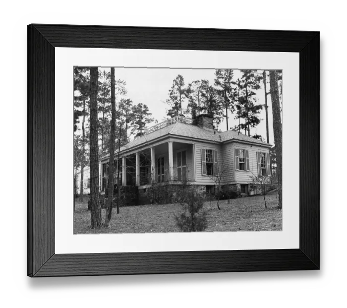 Framed Print : Little White House in Warm Springs Framed Print : Little White House in Warm Springs
