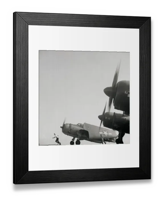 Framed Print : View of Planes Taking Off Framed Print : View of Planes Taking Off
