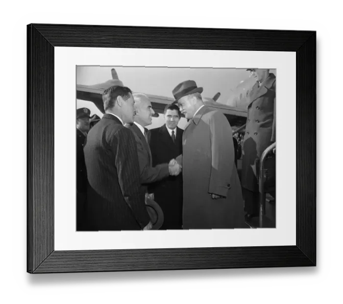 Framed Print : Charles Bohlen Meeting with Russian Delegates Framed Print : Charles Bohlen Meeting with Russian Delegates