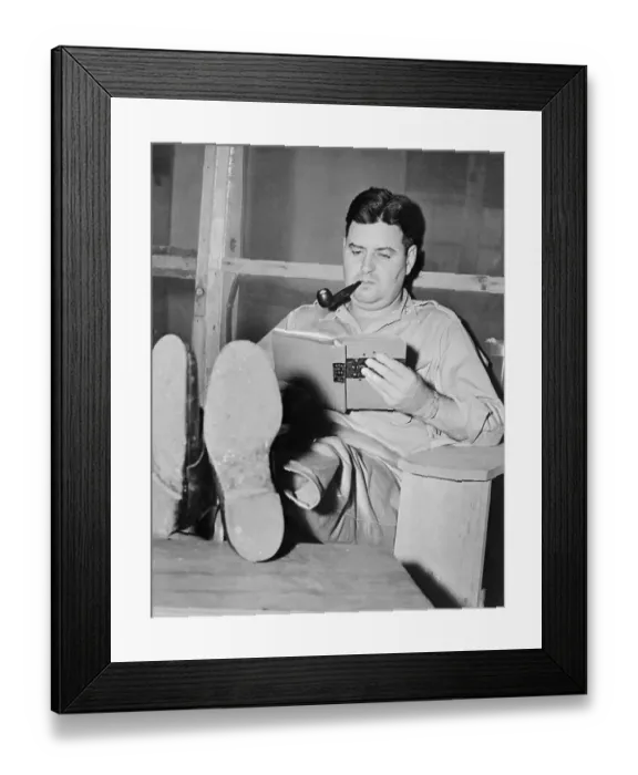 Framed Print : Curtis E. LeMay Relaxing with Feet Up Framed Print : Curtis E. LeMay Relaxing with Feet Up