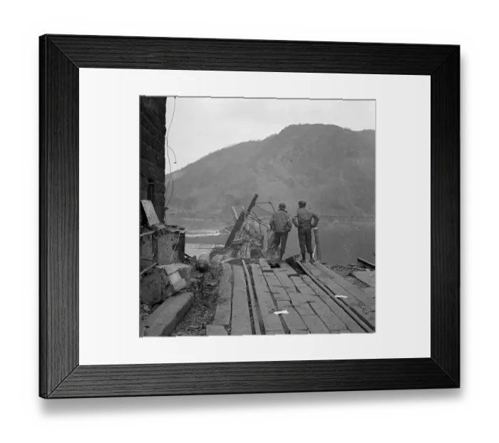 Framed Print : Fallen Ludendorff Bridge Framed Print : Fallen Ludendorff Bridge