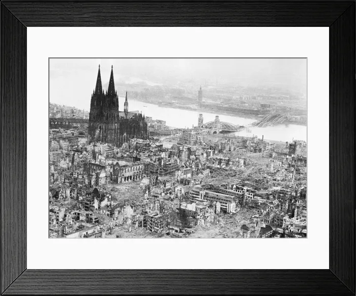 Framed Print : Ruins Of Cologne, Germany Framed Print : Ruins Of Cologne, Germany