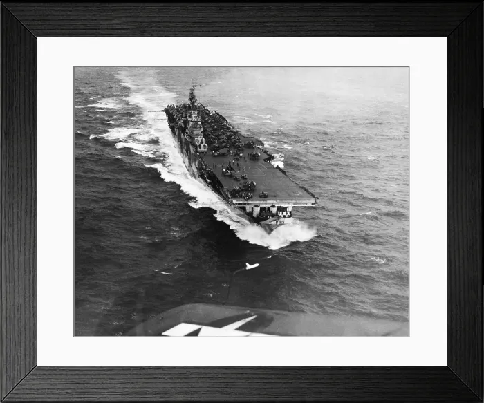 Framed Print : Navy Essex Class Carrier Moving Framed Print : Navy Essex Class Carrier Moving