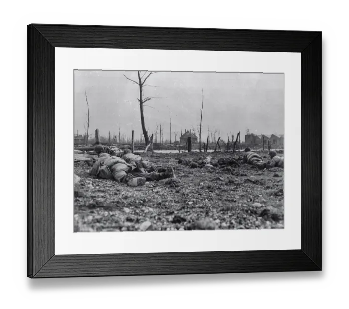 Framed Print : US 9th Army Troops at the Roer River 1945