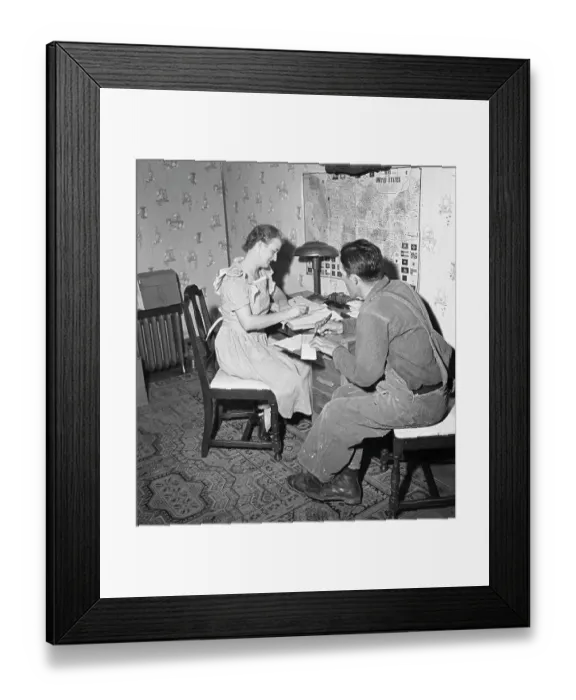 Framed Print : A Woman's Responsibilities on the Farm Framed Print : A Woman's Responsibilities on the Farm