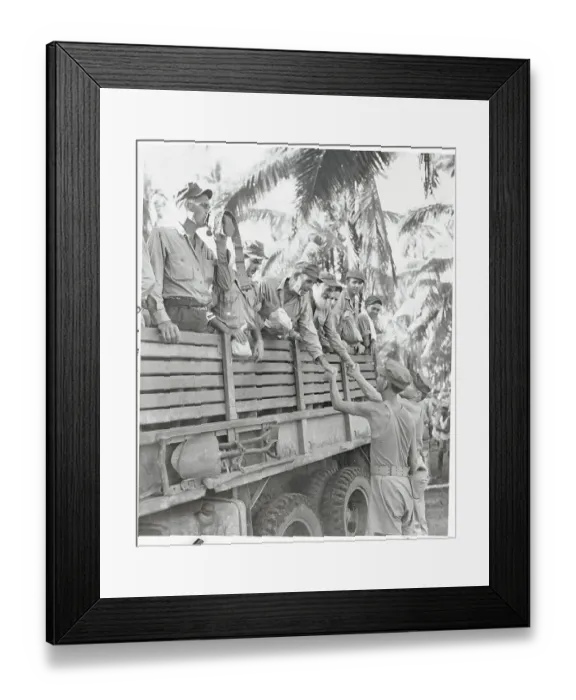 Framed Print : Soldiers Shaking Hands Framed Print : Soldiers Shaking Hands