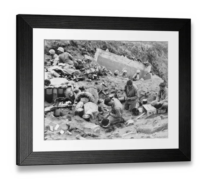 Framed Print : Marines Praying on Iwo Jima Framed Print : Marines Praying on Iwo Jima