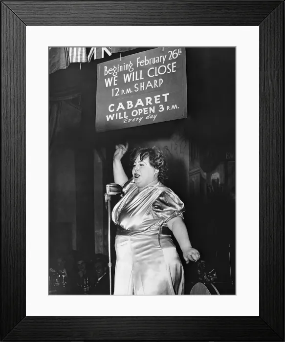 Framed Print : Nightclub Signer Pointing at Sign Framed Print : Nightclub Signer Pointing at Sign
