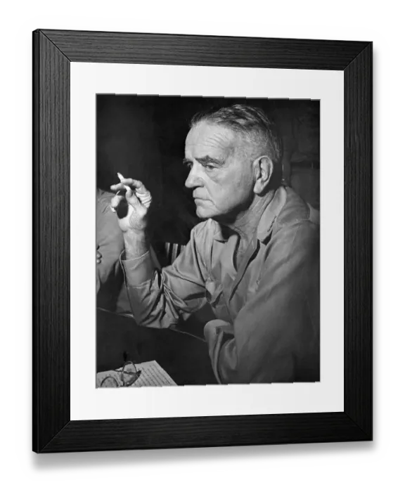 Framed Print : Fleet Admiral William Halsey Framed Print : Fleet Admiral William Halsey