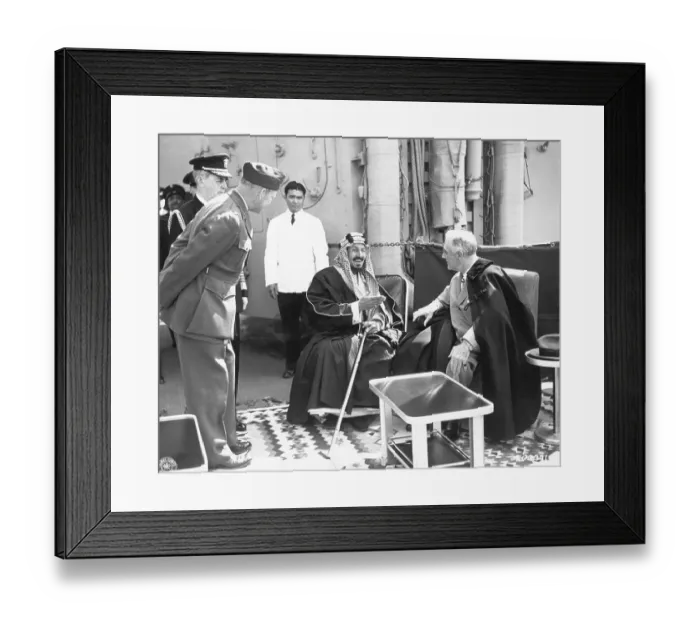 Framed Print : The Quincy Agreement