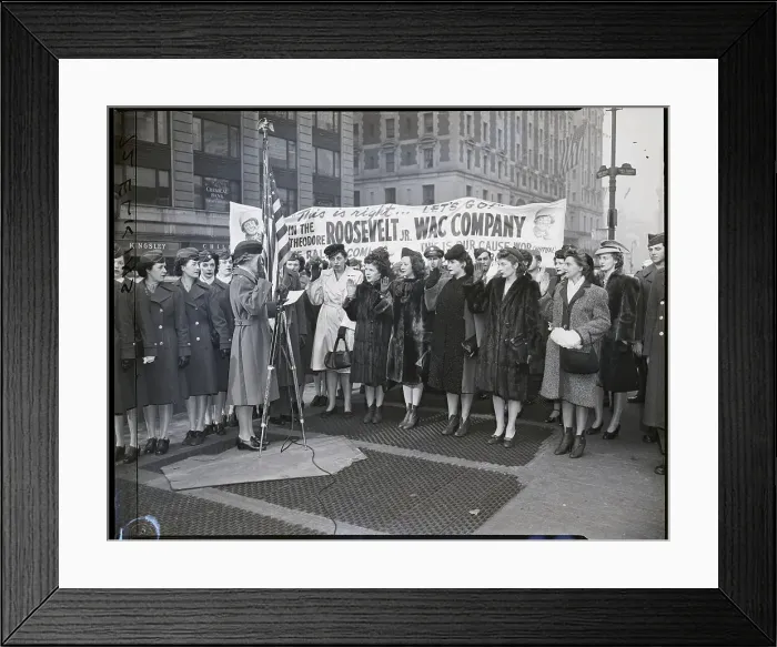 Framed Print : Twelve Women Being Sworn In To Company Framed Print : Twelve Women Being Sworn In To Company